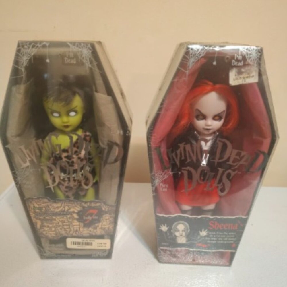 2 New Vintage RARE Living Dead Dolls bundle Sheena Envy 7 deadly sins goth emo